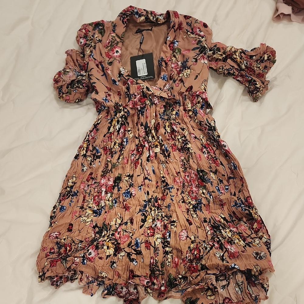 Floral Ruffle Dress